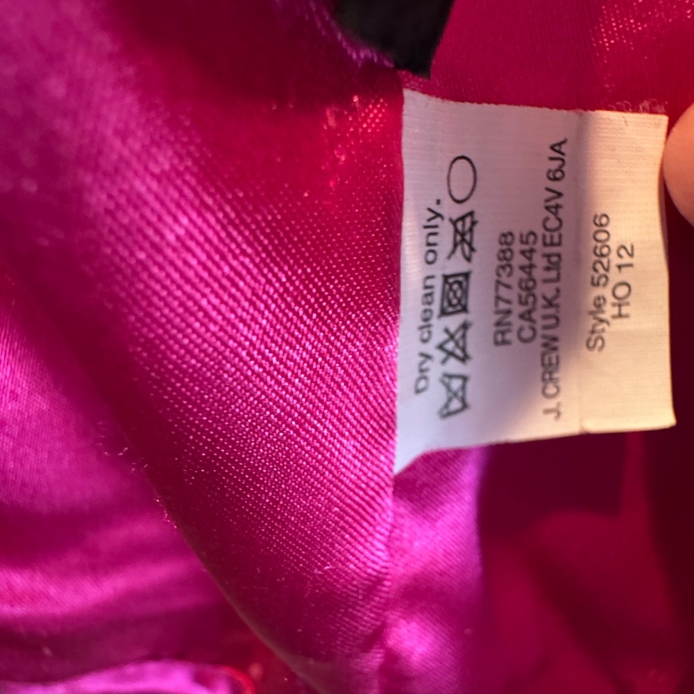 J. Crew Double Cloth Vibrant Pink Coat with Thinsulate - Picture 7 of 10